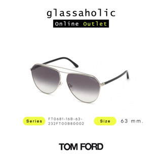 [ลดกระหน่ำ] แว่นกันแดด TOM FORD รุ่น FT0681-16B ทรงนักบิน เลนส์ควันบุหรี่ รุ่นฮิต