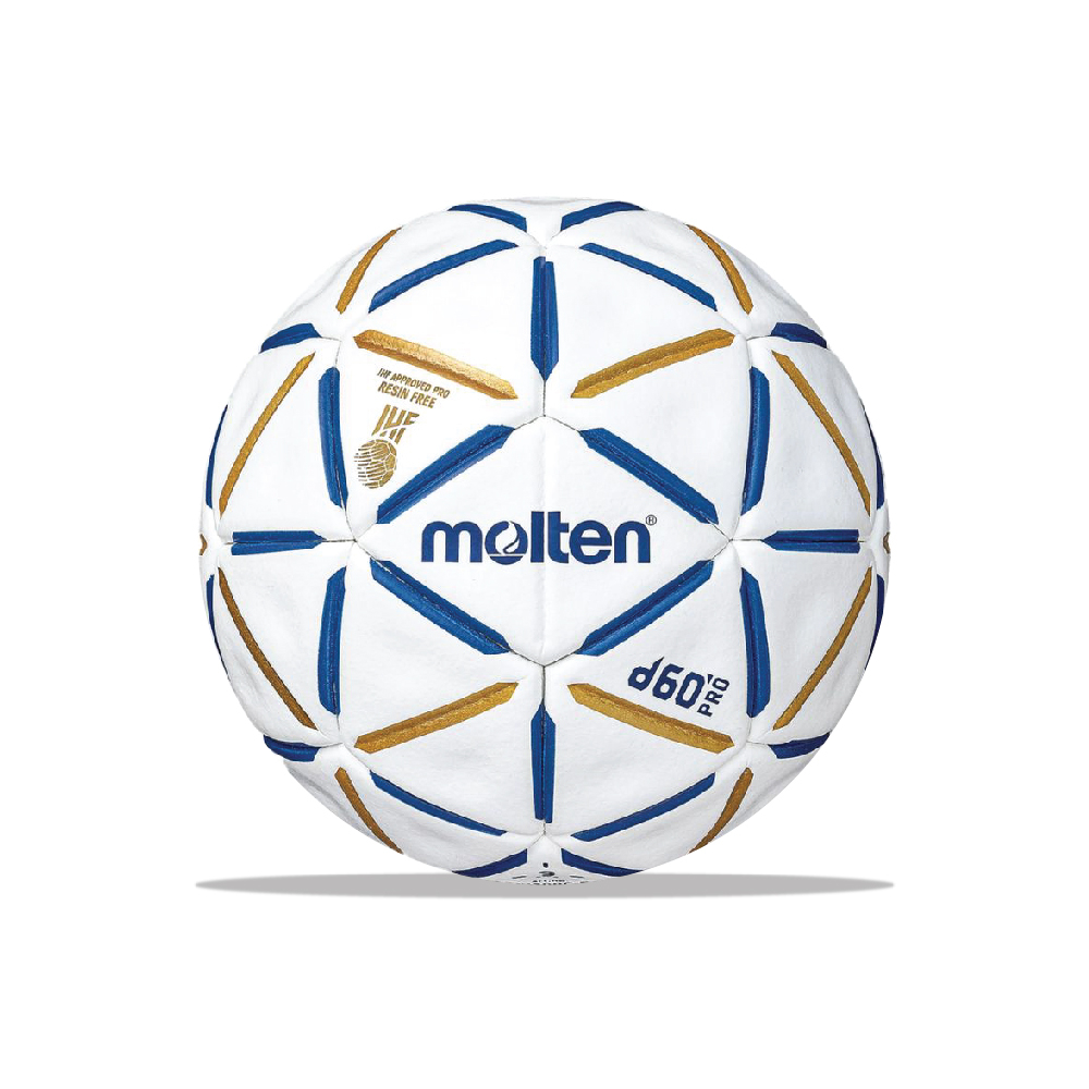 MOLTEN ลูกแฮนด์บอลหนังเย็บ Handball HS-PU th H3D5000-BW IHF(3300) แถมฟรี ตาข่ายใส่ลูกฟุตบอล +เข็มสูบ