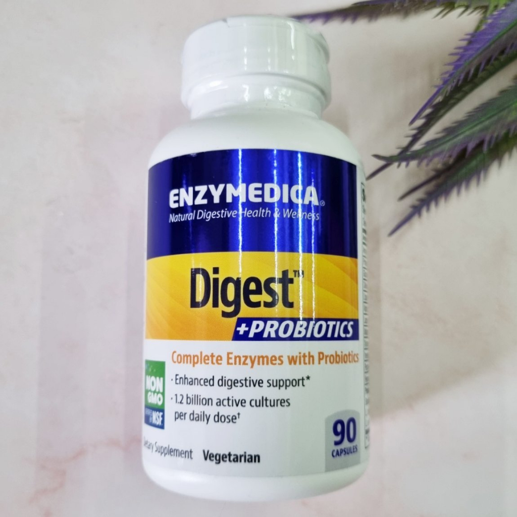 [Enzymedica®] Digest + Probiotics 90 Capsules เอนไซม์ + โพรไบโอติก