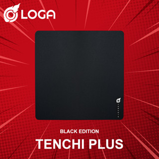 แผ่นรองเมาส์ LOGA Tenchi Plus Esport mousepad : Black edition