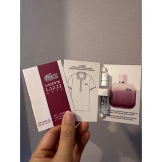 น้ำหอมไวออล ☁️☁️ L..ac.oste L.12.12 Rose EDT Eau intense 1.2 ml 🌈🌈 น้ำหอมชนิดพกพาไวออลแท้ 100% ป้ายไทย