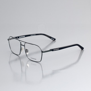 กรอบแว่นตา BALENCIAGA รุ่น BB0248O 003 SIZE 57 MM. (GREY-BLACK-TRANSPARENT)