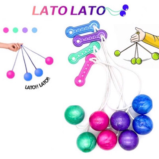 ลาโตลาโต้ Lato Lato ลูกบอลไวรัส 6 สี ขนาด 40 มม ลูกลาโต้ลาโต้ ของเล่นสําหรับเด็ก