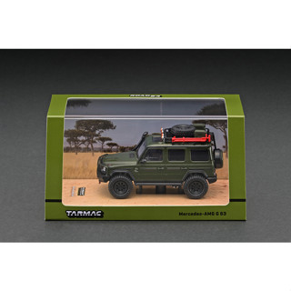 Tarmac  Mercedes-Amg G 63 With off Road Roof Rack Dark Green - 1:64