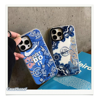 ✨ส่งของขวัญ✨เคส for iPhone 11 14 Pro Max Case for iPhone 12 13 ป้องกันการตก การป้องกัน สไตล์วรรณศิลป์ พื้นผิวกระจก