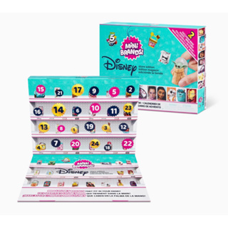 (ของแท้100%) 5 surprise Mini Brands Disney Minis by ZURU Limited Edition Advent Calendar with 4 Exclusive Minis