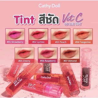 Cathy doll ลิปทินท์น้ำแร่ สีปากชัด !! Vit C water tint 2.7 g