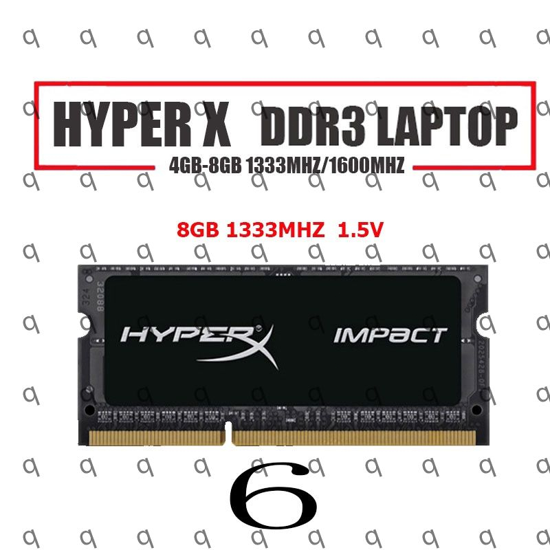 Kingston Hyperx 4GB/8GB Laptop RAM DDR3L DDR3 1600MHZ SODIMM memory for notebok 9458