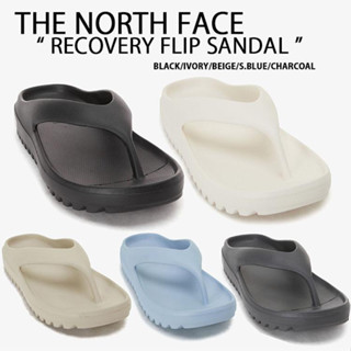 🇰🇷THE NORTH FACE  RECOVERY FLIP beach sandals shower flip BLACK IVORY BEIGE BLUE CHARCOAL NS98P02 - Preorderoppa