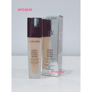 รองพื้น-แตงอีโด-คุมมัน-Lancome-Teint-Idole-Ultra-Wear-SPF15(026-Beige-Fauve)-30ml(โล๊ะสต็อค)