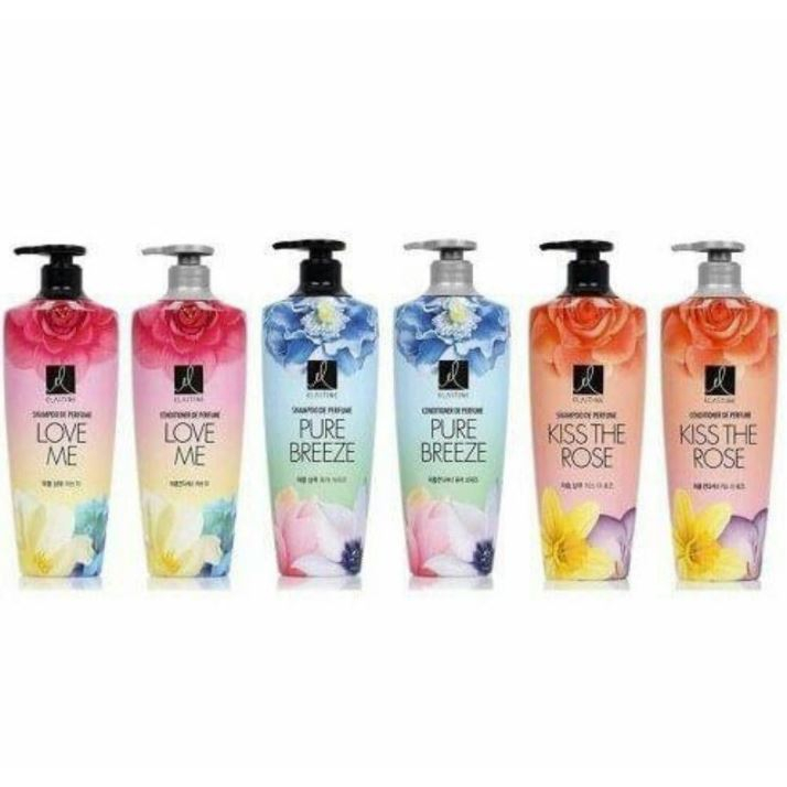 แชมพูเกาหลี คอนดิชั่นเนอร์ Elastine Perfume Shampoo&amp;Conditioner 600ML