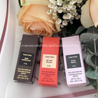 🌹2ml&amp;มีกล่อง🌹 Tom Ford Rose Prick, Cherry Smoke, Bitter Peach, Oud Wood (EDP)