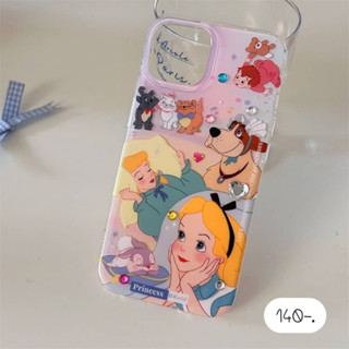 [ พร้อมส่ง ] เคสลายเจ้าหญิง แถมสติ๊กเกอร์ 💗อลิช+สกต