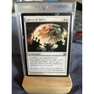 การ์ด MTG Sphere of Safety White Magic the gathering EDH รุ่น RTR สภาพ Ex-Nm