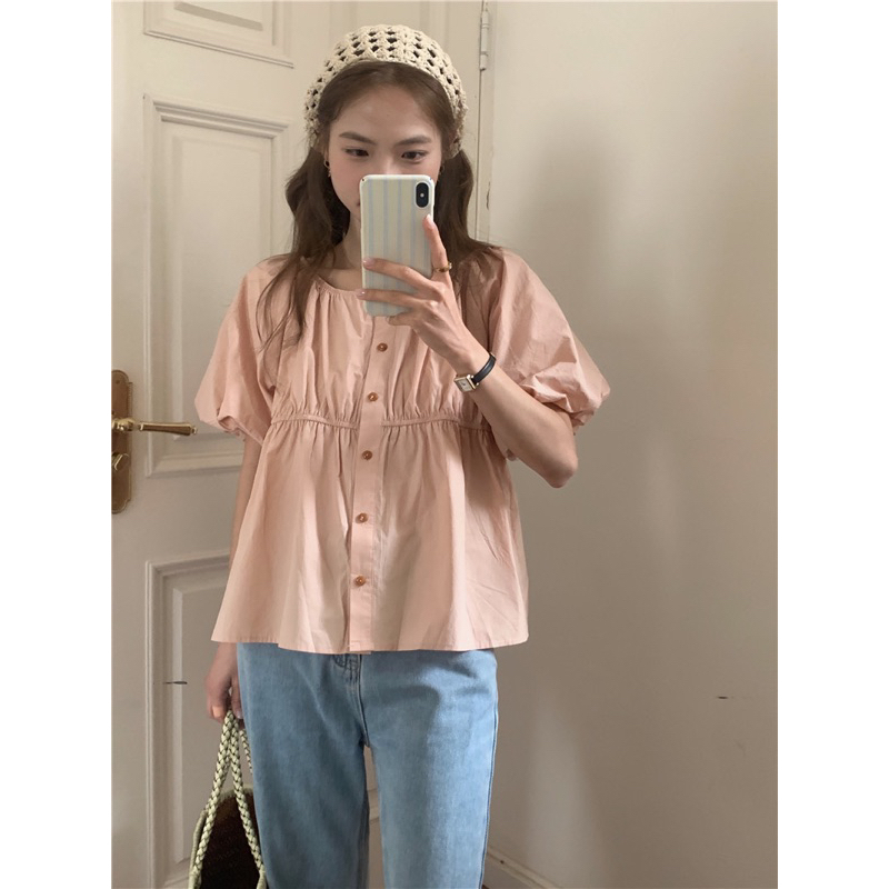 [3585] เสื้อกระดุมหน้า