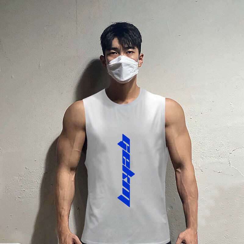 เสื้อแขนกุดผู้ชาย ใส่วิ่งออกกำลังกาย หลายสี เสื้อกล้าม นุมลื่นสบาย