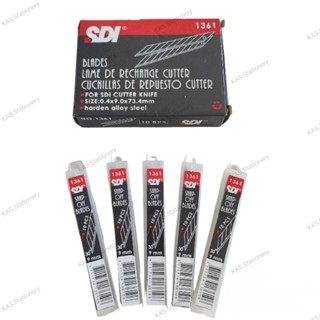 ใบมีดคัตเตอร์ SDI 30องศา #1361(1 กล่องเล็ก = 10 ใบ)