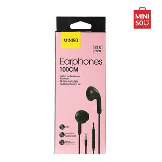 MINISO หูฟัง คลาสสิค รุ่น Model HF230 Classic Half-in Ear Earphones for Music