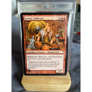 การ์ด MTG Lovisa Coldeyes Red Magic the gathering EDH รุ่น Coldsnap สภาพ Nm