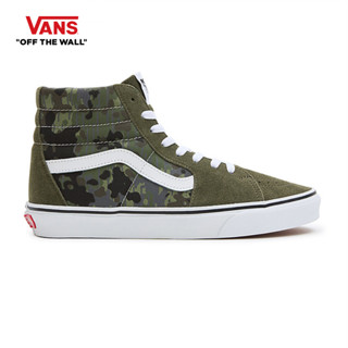 VANS SK8-HI - RAIN CAMO GREEN/MULTI รองเท้าผ้าใบ VANS ชาย หญิง