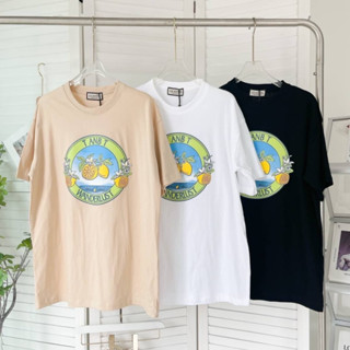 พร้อมส่ง!! เสื้อยืดสกรีนลายส้ม สไตล์แม่ชม