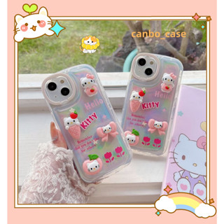 🎁ส่งของขวัญ🎁เคสไอโฟน สำหรับ 11 14 for iPhone Case 13 12 Pro Max น่าสนใจ การ์ตูน แมว กันกระแทก เคสนิ่ม เคสโทรศัพท์