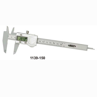 เวอร์เนียร์ ดิจิตอล พลาสติก 6 นิ้ว Plastic Digital Caliper 0-150mm/0-6" INSIZE 1139-150