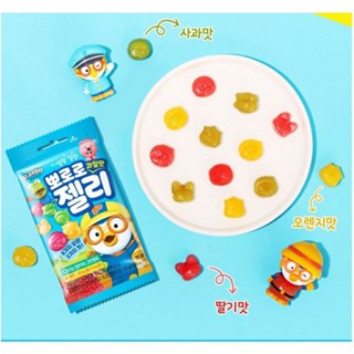 โปโรโร่เยลลี่ เยลลีเกาหลีรสผลไม้มีวิตตามินซี และ แคลเซียม pororo jelly 53g