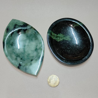 ถาดหยกพม่าแท้ Jadeite type A (1 ชิ้น)