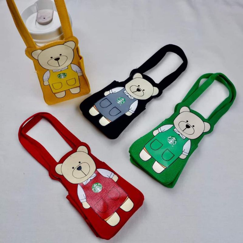 กระเป๋าใส่แก้ว ลด โลก ร้อน งานดี ตรงปก พร้อมส่ง สต๊อกไทย