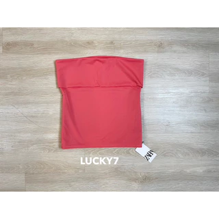BY IRA (23025) Cha-am Tube Top เกาะอกผ้านิ่มสีพื้น ดีเทลซิปรูดด้านข้าง🎊