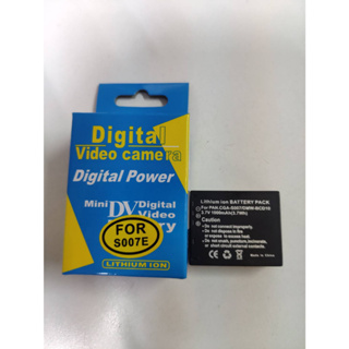 แบตกล้อง Panasonic Digital Camera Battery รุ่น CGA-S007 /DMW- BCD10