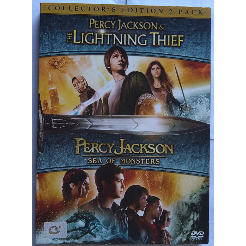 Percy Jackson 1 - 2 เพอร์ซีย์ แจ็กสัน กับสายฟ้าที่หายไป ภาค 1 - 2 DVD