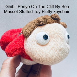 พวงกุญแจ ตุ๊กตา โปเนียว ปอนโยะ Ghibli Ponyo On The Cliff By Sea Mascot Stuffed Toy Fluffy keychain มือสองสภาพสมบูรณ์