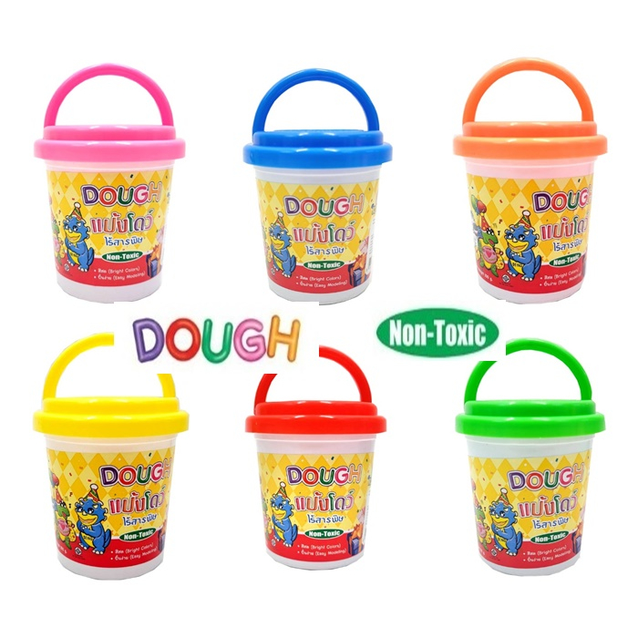 Kidart Dough แป้งโดว์ 150 กรัม /กระปุก (เลือกสี 6 สี) 150g./Pc.