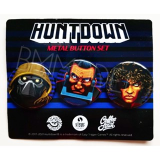 เข็มกลัด HUNTDOWN METAL BUTTON SET