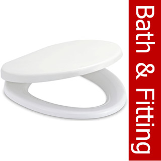 (01.06) COTTO = C90055 ฝารองนั่งปิดเเบบนุ่มนวล ROUND BOWL (SOFT CLOSE)