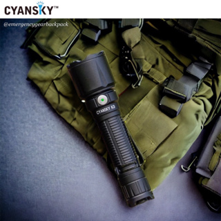 Cyansky K3 V2.0 2000LMS 700M Tactical Flashlight