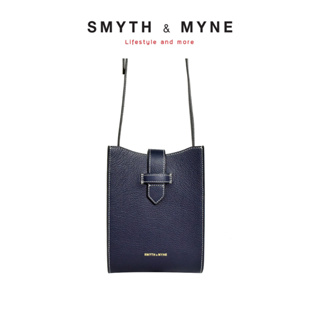 SMYTH &amp; MYNE กระเป๋าสะพายข้างหนังนิ่ม รุ่น OSTE - สี Navy