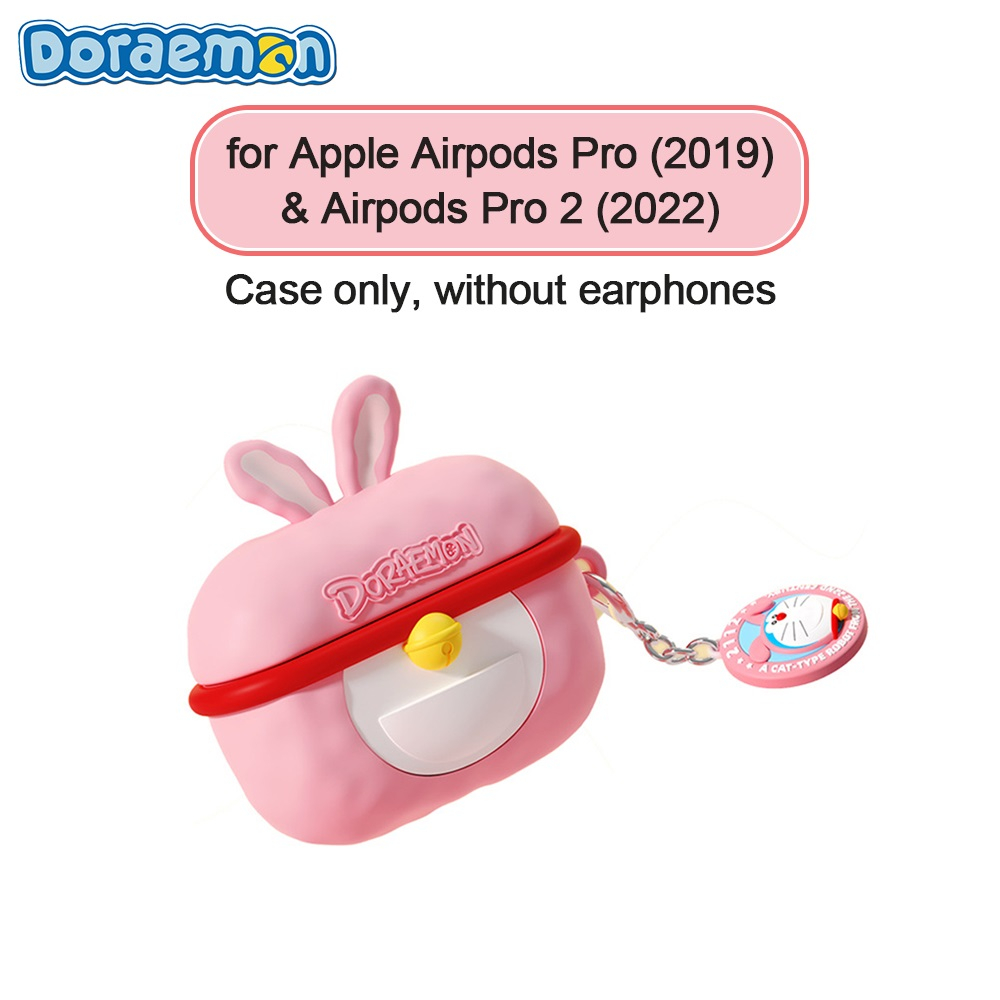 ของแท้100Doraemonเคสนิ่มลายโดราเอมอนสำหรับ Airpods Pro Airpods Pro2ปลอก Airpods3ฝาครอบหูฟัง RPC2250ป้องกันซิลิโคน