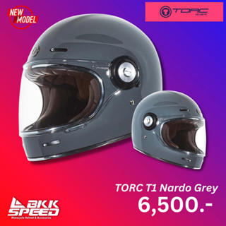 TORC T1 Nardo Grey หมวกกันน็อคเต็มใบ ทรงคลาสสิค