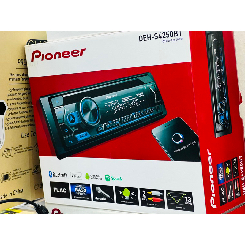 PIONEER DEH-S4250BT S5150BT เครื่องเล่น1din บลูทูธ วิทยุ1din เครื่องเล่นวิทยุ วิทยุบลูทูธ