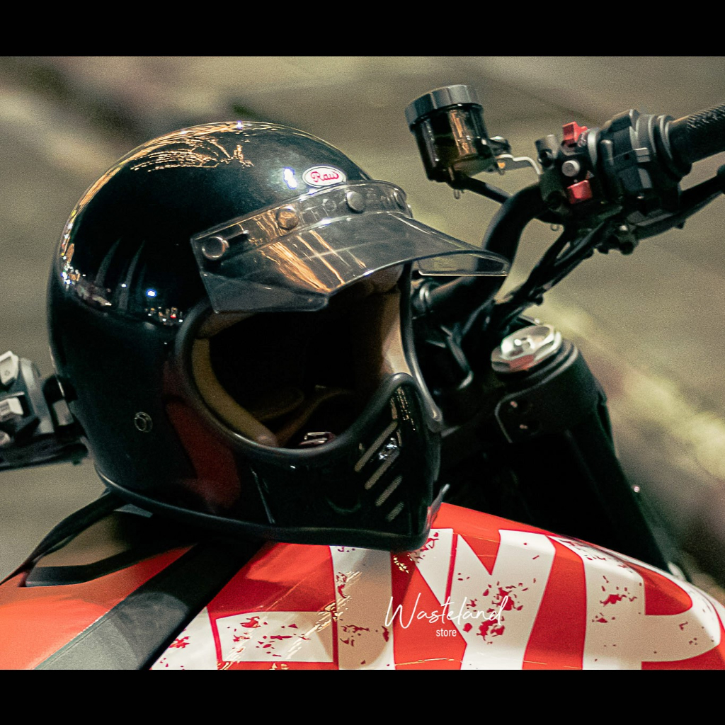 RAW HELMET VINTAGE III หมวกกันน็อควินเทจ แนวเรโทร เต็มใบ โคตรเท่ห์ มีให้เลือกหลากหลายสี