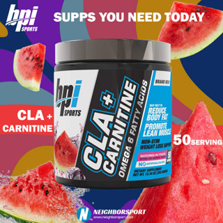 ⏺BPI SPORTS⏺ CLA + L-Carnitine 50 Serve - รส Watermalon Freeze ช่วยเผาผลาญไขมันในร่างกาย ปราศจากคาเฟอีน