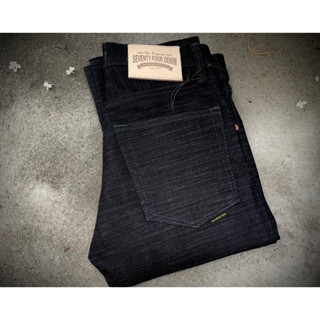 Seventyfourdenim รุ่นใหม่ #รุ่นCROW 16Oz แบรนด์ไทยลิขสิทธ์แท้