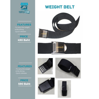 weight belt เข็มขัดดำน้ำ