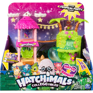 Hatchimals CollEGGtibles Season 4 Tropical Party Playset Hatchimals CollEGGtibles Season 4 ชุดของเล่นปาร์ตี้เขตร้อน