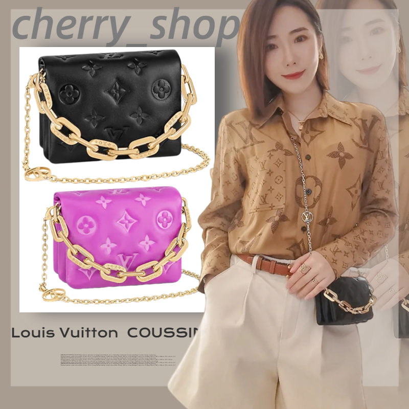 🍒หลุยส์วิตตอง Louis Vuitton BELTBAG COUSSIN handbag🍒ผู้หญิง/กระเป๋าถือ/กระเป๋าสะพาย