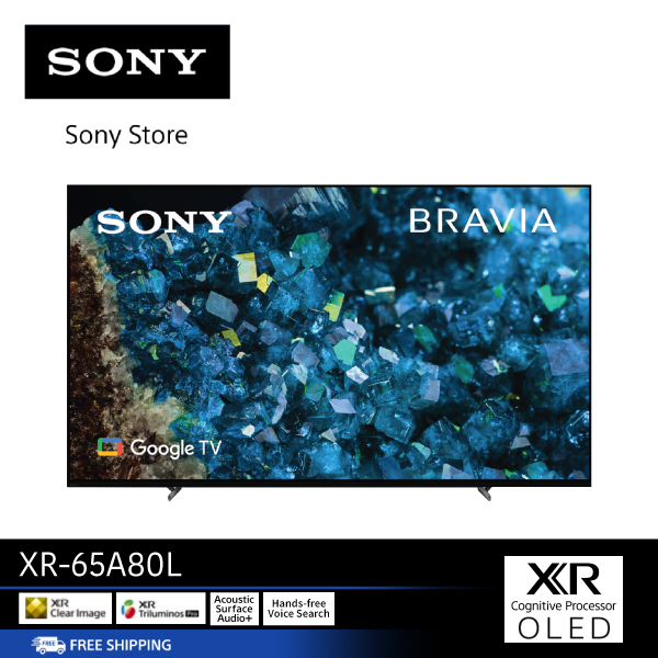 Sony TV XR-65A80L (65 นิ้ว) BRAVIA XR OLED 4K Ultra HD HDR สมาร์ททีวี (Google TV) A80L