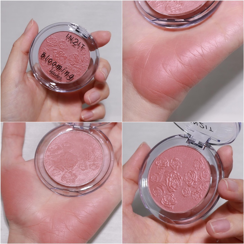 บลัชออน in2it นางทำสีออกมาเอาเรื่องอยู่นะ No.03 มีความละมุน ชมพูน้ำตาลตุ่นๆ ผสมชิมเมอร์เบาๆ ปัดแล้วเล่นแสงแบบธรรมชาติ